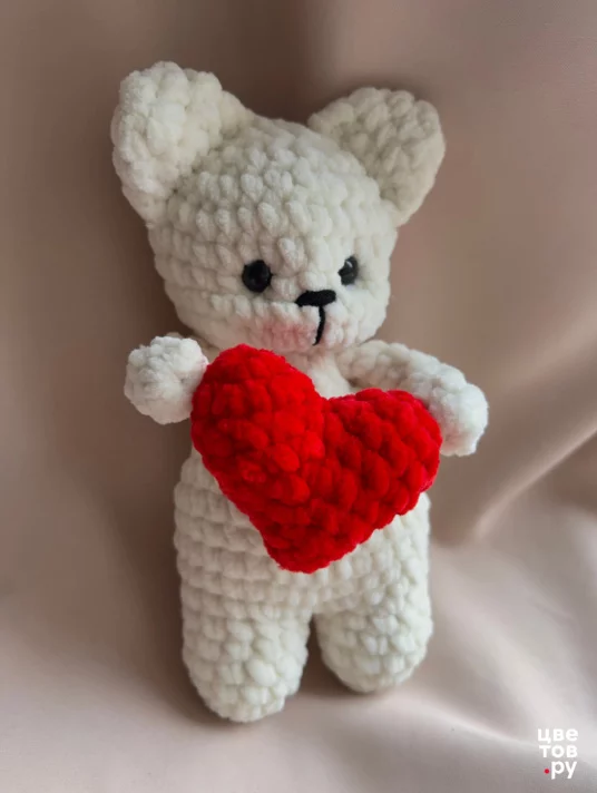 Мягкая игрушка Мишка с сердцем